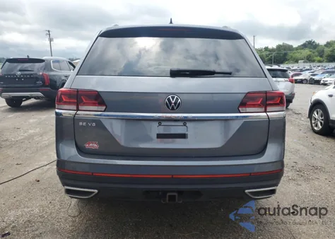 2021 Volkswagen Atlas Se z USA, uszkodzony, nr VIN 1V2WR2CA6MC555084